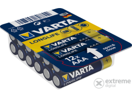 Varta Longlife mikroelem / AAA/ LR03, BigBox 12 db