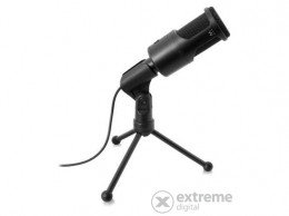 EWENT EW3552 Multimedia asztali mikrofon, fekete