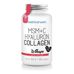 Nutriversum WSHAPE MSM+C Hyaluron Collagen 120 kapszula