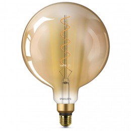 Philips E27 Vintage LED 5W 300lm 2000K meleg fehér D200mm - 25W izzó helyett