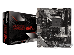 ASROCK sAM4 B450M-HDV R4.0 alaplap