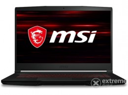 MSI GF63 Thin 10SCSR (9S7-16R412-1282) notebook, fekete