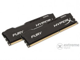 Kingston 16GB/1866MHz DDR-3 HyperX Fury LoVo memória kit, 2db 8GB, fekete