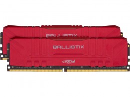 Crucial Ballistix DDR4 3000MHz 32GB (kit of 2) piros gaming desktop memória (BL2K16G30C15U4R)