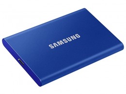 Samsung Portable SSD USB3.2 1TB, T7, Kék (MU-PC1T0H/WW)