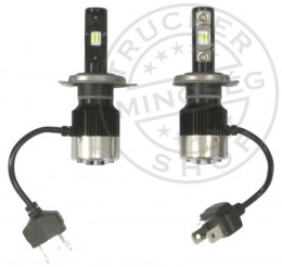 TruckerShop LED fényszóró izzó H4 12/24V Párban PRÉMIUM