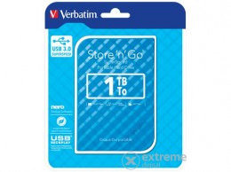 Verbatim Store n Go 2,5" 1TB, USB 3.0 HDD, kék
