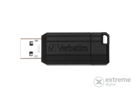 Verbatim PinStripe 128GB, USB 2.0, 10/4MB/sec pendrive, fekete