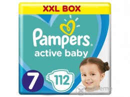 PAMPERS Active Baby pelenka Monthly Box, 7-es méret, 112 db