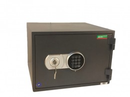 KRONBERG Fire32 tűzálló páncélszekrény kulcsos és elektronikus zárral 315x445x425mm