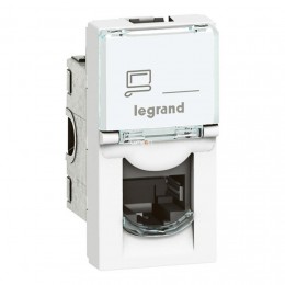 LEGRAND Mosaic RJ45 CAT6 FTP 1 modulos DLP parapet UTP aljzat
