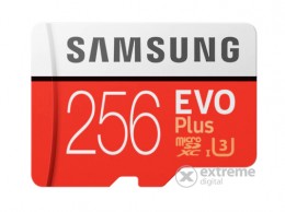 Samsung EVO Plus microSDXC memóriakártya, 256GB