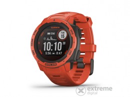 GARMIN Instinct Solar Flame aktivitásmérő sportóra, piros