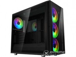 FRACTAL DESIGN Define S2 Vision RGB ablakos táp nélküli E-ATX számítógépház, fekete