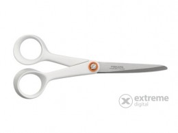 FISKARS általános olló, 17 cm, fehér