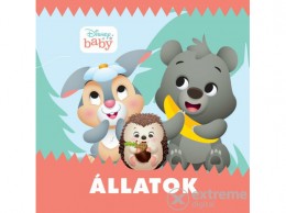 Manó Könyvek Kiadó Disney Baby - Állatok - zörgős textil könyv