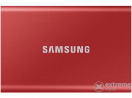 Samsung 2TB - MU-PC2T0R/WW külső SSD (T7 external, piros, USB 3.2, 2TB)