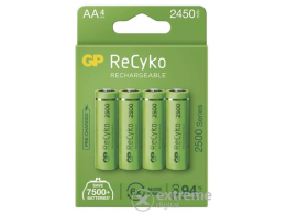 GP ReCyko NiMH tölthető akkumulátor, HR6 (AA) 2500mAh, 4db (B21254)