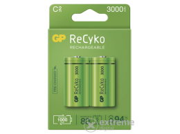 GP ReCyko NiMH tölthető akkumulátor, HR14 (C ) 3000mAh, 2db (B2133)