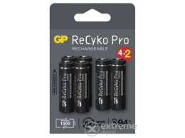 GP ReCyko Pro NiMH tölthető akkumulátor, HR6 (AA) 2000mAh, 6db (B2220V)