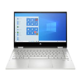 HP Pavilion x360 2in1 - 14" FullHD IPS TOUCH, i7-1065G7, 16GB, 512GB SSD, Microsoft Windows 10 Home - Ezüst Átalakítható Laptop 3 év garanciával