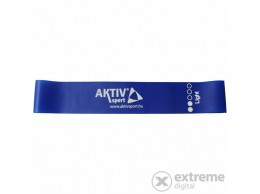 AKTIVSPORT mini band erősítő szalag, 30cm, gyenge, kék