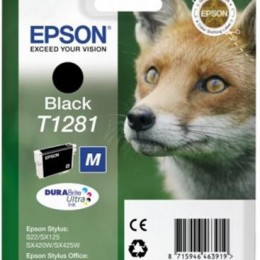 Epson T12814011 Tintapatron Stylus S22, SX125, SX420W nyomtatókhoz, , fekete, 5,9ml