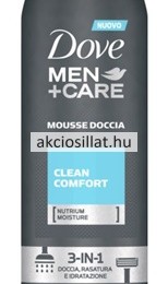 DOVE Men+Care Clean Comfort hab állagú tusfürdő 200ml