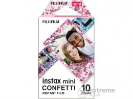 FUJI film Colorfilm Instax Mini Glossy film, confetti, 10 db