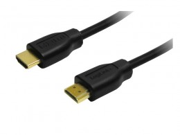 Logilink HDMI Type-A male > HDMI Type-A male - Fekete - 4K - 0,2 m (CH0076)