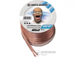 OEHLBACH OB 108 hangszóró kábel 2x2,5mm2-es clear, 30m-es tekercs