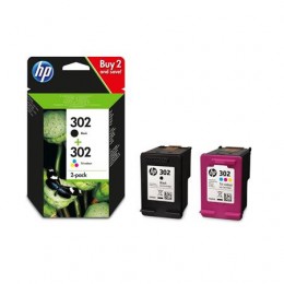 HP X4D37AE Tintapatron multipack DeskJet 2130 nyomtatóhoz, 302, fekete, színes, 190+165 oldal