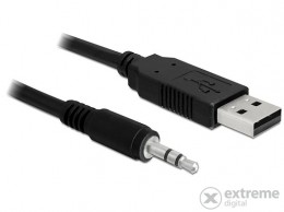 Delock 83115 konverter USB 2.0 apa-soros-TTL 3.5 mm sztereo jack, 1.8 m (5 V)