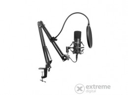 SANDBERG Streamer USB mikrofon kit, fekete