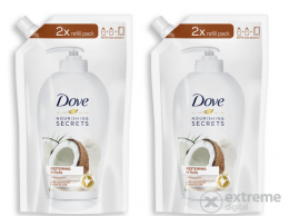 DOVE Restoring Ritual folyékony krémszappan utántöltő, 2x500 ml