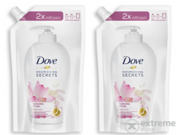 DOVE Glowing Ritual folyékony krémszappan utántöltő, 2x500 ml