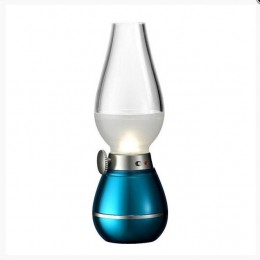Elfújható retro 3 Led lámpa akkumulátoros petróleum lámpa formájú asztali lámpa - Csodalámpa