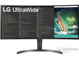 LG 35WN65C-B 35" ívelt VA LED monitor