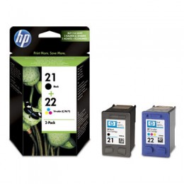 HP SD367AE Tintapatron multipack DeskJet 3920, 21/22, fekete, színes, 190+165 oldal