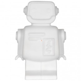 Flow Amsterdam FA1715027 Hero robot - színváltós éjjeli LED gyerek lámpa, USB tölthető