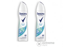 REXONA Shower Clean izzadásgátló aeroszol, 2x150 ml