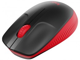 Logitech M190 Vezeték nélküli optikai fekete/piros egér (910-005908)