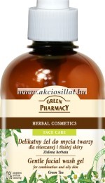 Green Pharmacy arclemosó gél zsíros bőrre zöld tea kivonattal 270ml