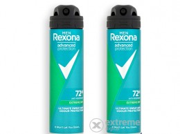 REXONA Extreme 72H férfi izzadásgátló dezodor, 2x150 ml