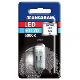 Tungsram LED 60170 0,6W W5W 6000K 93118392 1 darab/csomag
