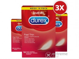 DUREX Feel thin óvszer, 3x18db