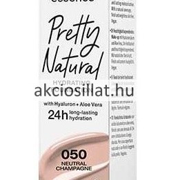 Essence Pretty Natural hidratáló alapozó 50 Neutral Champagne 30ml