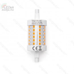 Led izzó R7S 8W 78mm meleg fehér