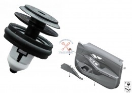 Patent belső burkolat és ajtókárpit rögzítő BMW (10 db)