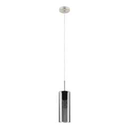 EGLO SELVINO FÜGGESZTÉK E27 1X15W MATTNIKKEL/FÜSTÜVEG FÉNYFORRÁS NÉLKÜL